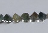 CAB441 15.5 inches 6*6mm inclined cube indian agate gemstone beads