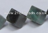 CAB443 15.5 inches 14*14mm inclined cube indian agate gemstone beads