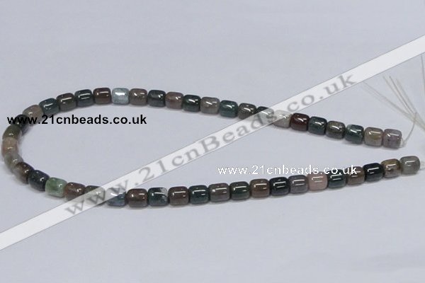 CAB447 15.5 inches 8*8mm column indian agate gemstone beads