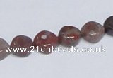 CAB450 15.5 inches 10mm rhombic indian agate gemstone beads