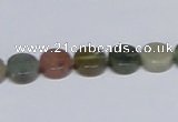 CAB455 15.5 inches 10mm coin indian agate gemstone beads wholesale