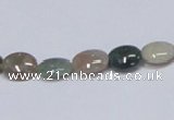 CAB456 15.5 inches 8*10mm oval indian agate gemstone beads wholesale