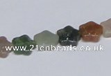 CAB459 15.5 inches 10*10mm star indian agate gemstone beads wholesale