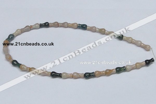 CAB464 15.5 inches 7*12mm vase-shaped indian agate gemstone beads