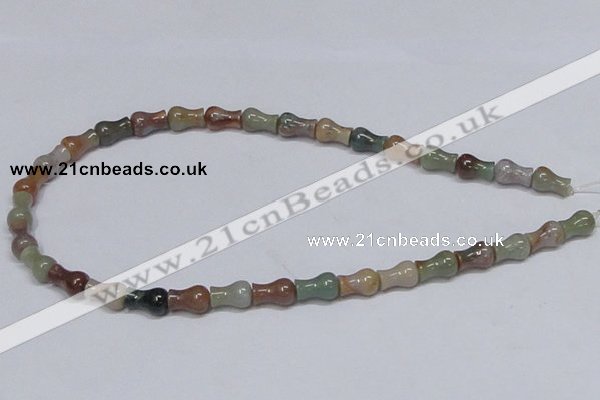 CAB465 15.5 inches 8*12mm vase-shaped indian agate gemstone beads