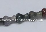 CAB466 15.5 inches 10*14mm vase-shaped indian agate gemstone beads