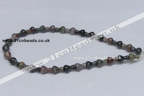 CAB466 15.5 inches 10*14mm vase-shaped indian agate gemstone beads