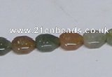 CAB467 15.5 inches 8*10mm freeform indian agate gemstone beads