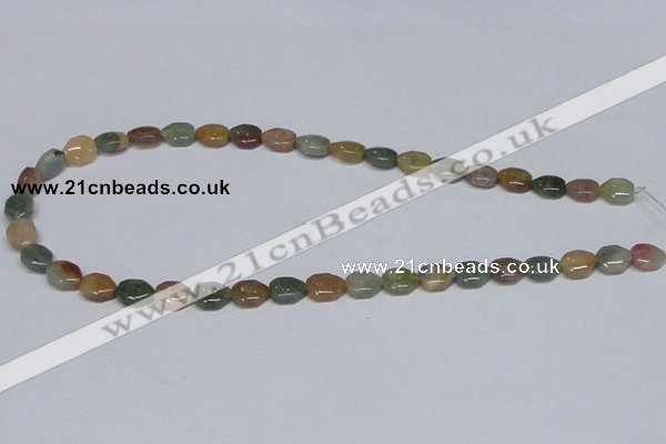 CAB467 15.5 inches 8*10mm freeform indian agate gemstone beads