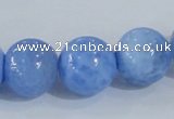 CAB649 15.5 inches 16mm round fire crackle agate beads wholesale