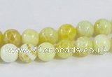 CAB659 15.5 inches 8mm round fire crackle agate beads wholesale