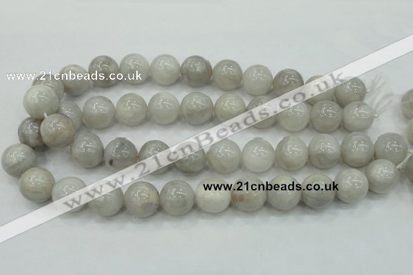 CAB902 15.5 inches 18mm round natural crazy agate beads wholesale