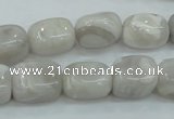 CAB903 15.5 inches 10*14mm nugget natural crazy agate beads wholesale