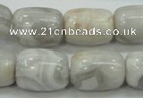 CAB904 15.5 inches 15*20mm drum natural crazy agate beads wholesale