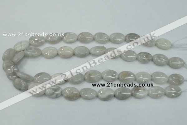 CAB911 15.5 inches 13*18mm oval natural crazy agate beads wholesale