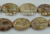 CAB976 15.5 inches 13*18mm oval Morocco agate beads wholesale