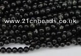 CAE01 15.5 inches 4mm round astrophyllite beads wholesale