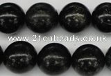 CAE07 15.5 inches 16mm round astrophyllite beads wholesale