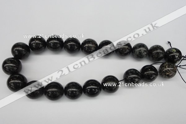 CAE09 15.5 inches 20mm round astrophyllite beads wholesale