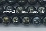 CAE121 15.5 inches 6mm round AB-color astrophyllite beads wholesale