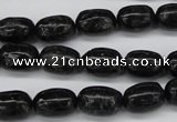 CAE15 15.5 inches 8*12mm egg-shaped astrophyllite beads wholesale