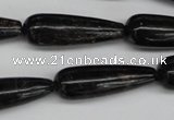 CAE24 15.5 inches 10*30mm teardrop astrophyllite beads wholesale