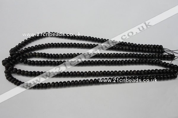 CAE27 15.5 inches 4*6mm rondelle astrophyllite beads wholesale