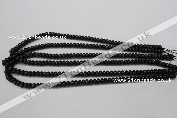 CAE28 15.5 inches 4*8mm rondelle astrophyllite beads wholesale