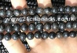 CAE306 15.5 inches 8mm round astrophyllite gemstone beads