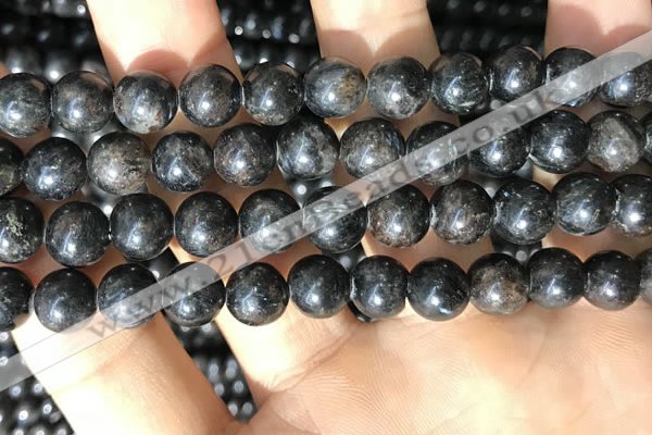 CAE306 15.5 inches 8mm round astrophyllite gemstone beads