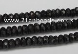 CAE31 15.5 inches 4*6mm faceted rondelle astrophyllite beads wholesale