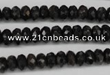 CAE32 15.5 inches 4*8mm faceted rondelle astrophyllite beads wholesale