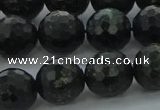 CAE38 15.5 inches 12mm faceted round astrophyllite beads wholesale