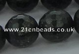 CAE42 15.5 inches 20mm faceted round astrophyllite beads wholesale