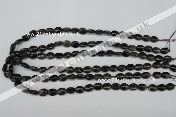 CAE54 15.5 inches 8*10mm oval astrophyllite beads wholesale