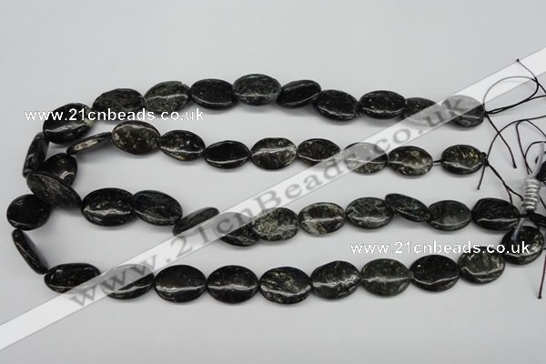 CAE57 15.5 inches 13*18mm oval astrophyllite beads wholesale