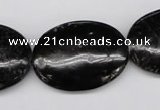 CAE61 15.5 inches 22*30mm oval astrophyllite beads wholesale