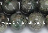 CAF108 15.5 inches 18mm round Africa stone beads wholesale