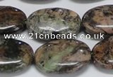 CAF128 15.5 inches 15*20mm oval Africa stone beads wholesale