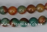 CAG1000 15.5 inches 10mm round rainbow agate beads wholesale