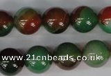 CAG1003 15.5 inches 14mm round rainbow agate beads wholesale