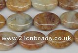 CAG1093 15.5 inches 13*18mm oval Morocco agate beads wholesale