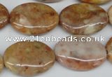 CAG1094 15.5 inches 18*25mm oval Morocco agate beads wholesale