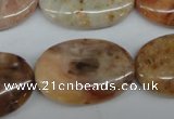 CAG1095 15.5 inches 20*30mm oval Morocco agate beads wholesale