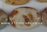 CAG1096 15.5 inches 25*35mm oval Morocco agate beads wholesale