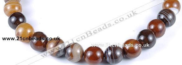 CAG144 round 16mm madagascar agate gemstone beads Wholesale