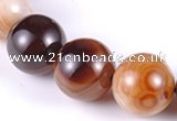 CAG145 round madagascar agate 20mm gemstone beads Wholesale