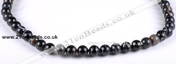 CAG147 Round 8mm madagascar agate gemstone beads Wholesale