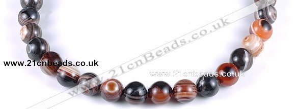 CAG148 13mm smooth round madagascar agate stone beads Wholesale