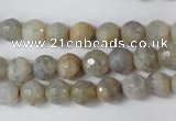 CAG1505 15.5 inches 8mm faceted round fire crackle agate beads